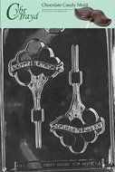 Cybrtrayd K051 Happy Birthday Balloons Chocolate Candy Mold with Exclusive Cybrtrayd Copyrighted Chocolate Molding...