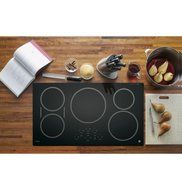 GE Profile 36" Black Touch Control Electric Induction Cooktop N2
