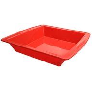 Silicone Cake Pan, 8.5&quot; Silivo Square Cake Baking Mould, FDA-Approved Non-Stick Bakeware Decorating bread Pan,... N10