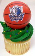 DALLAS MAVERICKS 14 Piece NBA Basketball Birthday Party Cupcake Topper Set - Includes All Cupcake Toppers and... N2