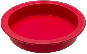 KitchenAid Silicone Bakeware 9-Inch Round Cake Pan, Red