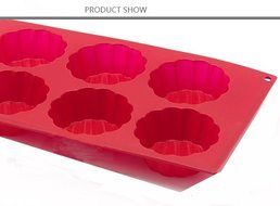 Muffin Cups Each Egg Tarts Silicone Cake Mold Baking Tools A Microwave Oven Use Baking Tray .(12 each) (12) N8