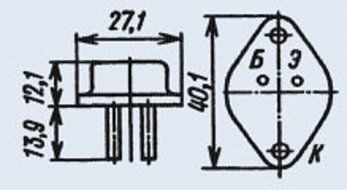 Transistors silicon 2T945A analogue 2N5996 USSR 1 pcs N2