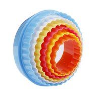 YiZYiF Funny DIY Mould Cookie Cutter Pastry Baking Biscuit Mold For Adults Kids (Round Shaped) N10