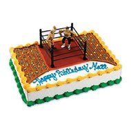 Oasis Supply Company Cake Decorating Kit, Wrestler and Wrestling Ring Birthday