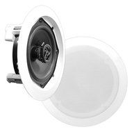 4) Pyle Pro PDIC61RD 6.5'' 400W 2-Way In-Ceiling/Wall Speaker System White (Pair)