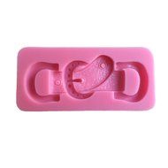 Karen Baking Fashion Belt Buckle Shape 3D Silicone Cake Mold For Cake Fondant Decorating N3