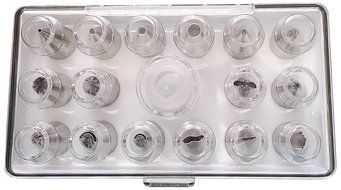 17 Piece Cake Decorating Tips Set By SweetyRose Professional Icing Tip Set With Reusable Coupler &amp; Storage Case...