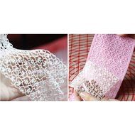 Yingwei Pink Lace Flower Style Silicone Cake Mold Chocolate Sugarcraft Decorating Fondant Tool N3