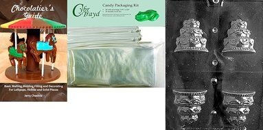 Cybrtrayd W062 3D Wedding Cake Chocolate Candy Mold with Exclusive Cybrtrayd Copyrighted Chocolate Molding Instructions