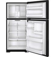 GE GTE18ITHBB 18.2 Cu. Ft. Black Top Freezer Refrigerator - Energy Star