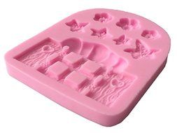 GogoForward DIY Silicone Fondant Mould Cake Decoration Chocolate Cutter Mold (Mushroom Snail Style) N9