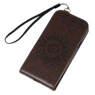Badalink Galaxy S5 Mini Up-Down Open Folio Flip Case Kickstand Vertical PU Leather Embossed Totem Magnetic Snap... N48