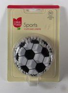 Soccer Cupcake Liners Set of 50 Scooer Partys