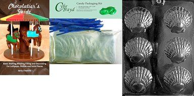 Cybrtrayd N003 Fancy Shells Chocolate/Candy Mold with Exclusive Cybrtrayd Copyrighted Chocolate Molding Instructions N2