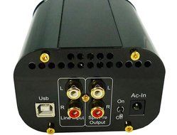 RACOON Shange SG200 24Bit/48KHz USB DAC Tube Headphone Amplifier silver