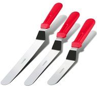 Borolux Cake Decorating Spatulas, Stainless Steel Icing Smoother Frosting Knife, Set of 3 N2