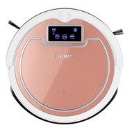 Dearhouse Self Charging Wet Mop Floor Cleaning Robot Vacuum Cleaner with Remote Control (Rose gold) N6
