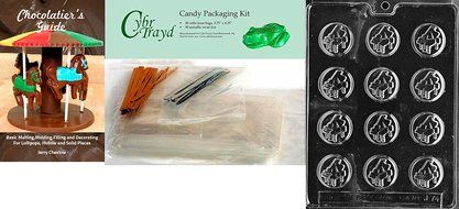 Cybrtrayd J074 Piano Mint Chocolate Candy Mold with Exclusive Cybrtrayd Copyrighted Chocolate Molding Instructions N5