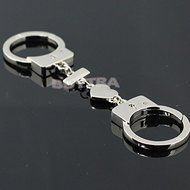 happu-store New Creative Fashion Romantic Love Handcuffs Keychain Key Chain Ring Keyring N3