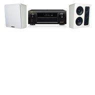 M&amp;K Sound MP300 White Monitor Speaker 2.0 Denon AVR-X5200W