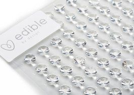 Crystal Clear 7mm Soft Edible Diamonds 100 Pack