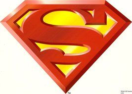 Superman Logo Edible Image