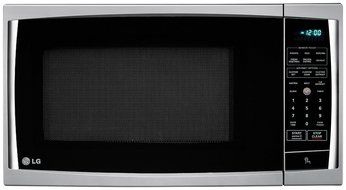 LG LCRT1510SV 1.5 Cu Ft Counter Top Microwave Oven With True Cook Plus and EZ Clean Oven, Silver Color N2