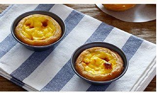 Astra shop 10Pcs Carbon Steel Non-Stick Egg Tart Pan Mold/Cupcake/Cake/Cookie/Pudding Mould Baking Tool N5