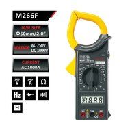 RioRand M266F Digital AC Clamp Meter AC Current Resistance Tester Detector N3