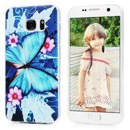 Badalink Galaxy S7 TPU Case Shockproof Soft TPU Flexible Easy Grip Rubber Bumper Slip Resistant Protective Colorful... N48