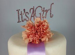 40 &amp; Fabulous Rhinestone Crystal Cake Topper Silver, Gold Numbers, Letters, Bling Love, Wedding, Birthday, Anniversary... N7