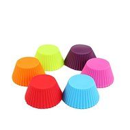 TecGeo(TM) 12pcs/lot Silicone Cupcake Liners Mold Muffin Cases Muti Round Shape Cup Cake Tools Bakeware Baking... N4