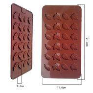 Fanhesheng Leaf Shape Chocolate Silicone Mold Baking Cake Decoration Mould N2