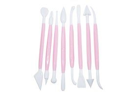 Bilipala Fondant Quilting Tools Set, 8pcs Plastic Molding Tools
