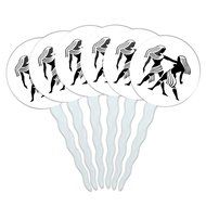Set of 6 Cupcake Picks Toppers Decoration Zodiac Astrology Astrological Sign - Scorpio Zodiac Sign N24