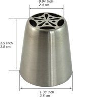 12PCS/Set Cake Decorating Tips Nozzles with Storage Box - Pastry Frosting Icing Russian Piping Tips - Sugarkraft... N4