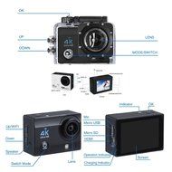 HILLPOW SJ9000 Ultra HD 4K 14MP WIFI Action Camera Camcorder 1080P 2.0 inch 170 Degree Lens go 30M Waterproof... N4