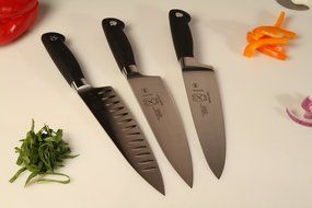 Mercer Culinary Genesis 7-Inch Forged Santoku Knife N24