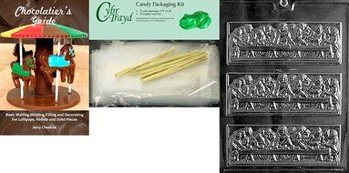 Cybrtrayd R022 Last Supper Bar Chocolate Candy Mold with Exclusive Cybrtrayd Copyrighted Chocolate Molding Instructions... N2