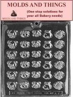 Animals ANIMAL FACES Chocolate Candy Mold Soap LION HIPPO TIGER MINK Good Product quality!!