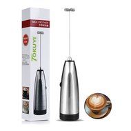 Easehold Electric Milk Frother Handheld Stainless Steel Whisk Battery Operated for Latte Cappuccino Coffee Matcha... N5