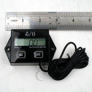 RioRand&reg; Spark Plugs Engine Digital Tach Hour Meter Tachometer Gauge Motorcycle Bike N2