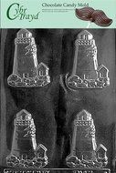 Cybrtrayd N043 Lighthouse Chocolate Candy Mold with Exclusive Cybrtrayd Copyrighted Chocolate Molding Instructions