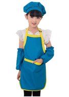 Unisex Kids Cooking Painting Gardening Apron Baking Personalized Childrens Apron(RRD,XL) N13