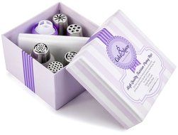 55pcs Complete Russian Piping Tips Set by Cake&amp;Deco - Premium Cake Decorating Tools Kit - 33 Extra Large Icing...