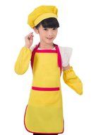 Unisex Kids Cooking Painting Gardening Apron Baking Personalized Childrens Apron(RRD,XL) N15