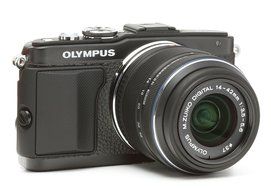 Japanhobbytool Olympus Pen E-PL5 &amp; E-PL6 Camera Leather Decoration Sticker Leica1 type 4008 Black N9
