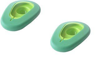 Farberware Avocado Food Huggers, Green, Set of 4 N2