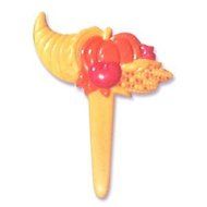 Cornucopia Fall Thanksgiving Cupcake Picks (12) Cake Toppers Decorative